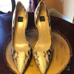 Cute snake print heel